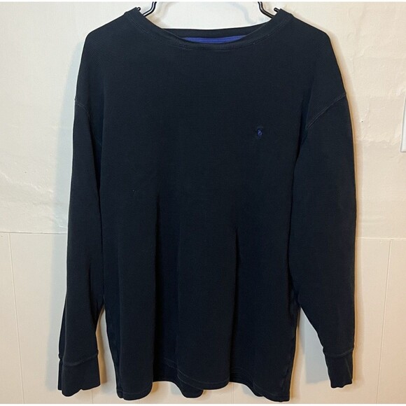 Polo Ralph Lauren Other - Polo Ralph Lauren Sleepwear Mens XXL Black Long Sleeve Waffle Knit Thermal Shirt